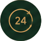 24 Stunden erreichbar